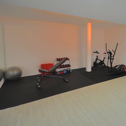 Keep in tune with your fitness regime down in the gym