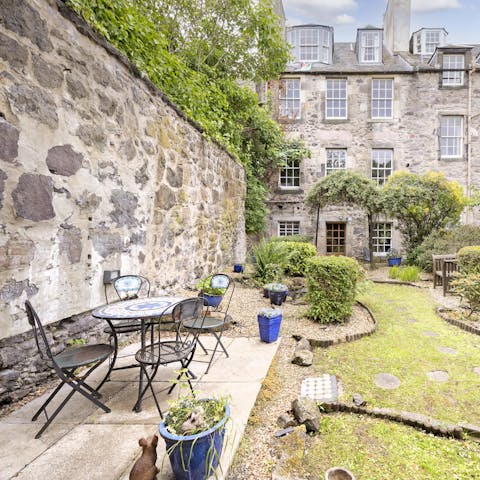 Make the most of the private garden