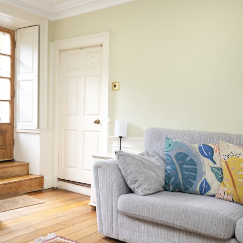 Relax in the homely living room