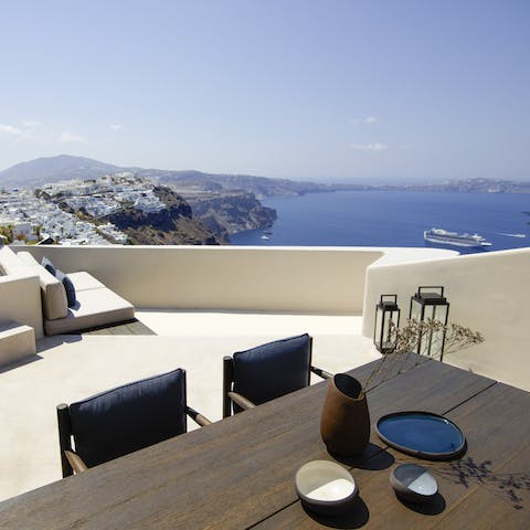 Enjoy your brunch as you soak up some sun