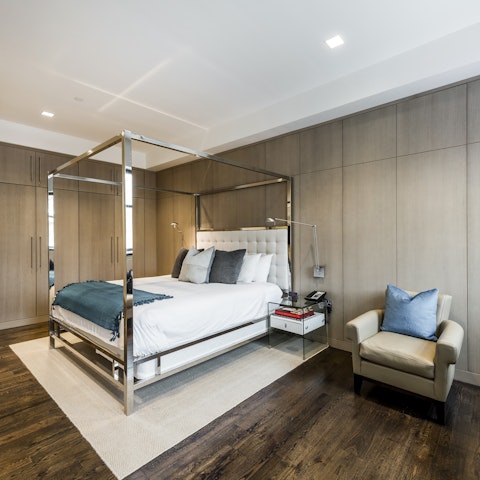 Sleep in decadent bedrooms