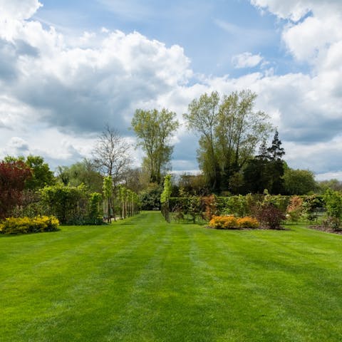 Explore the historic grounds of The Cloth Hall and pick your own fruit and veg