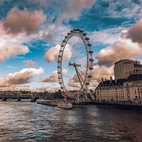 Stroll over to the South Bank for some top-notch sightseeing