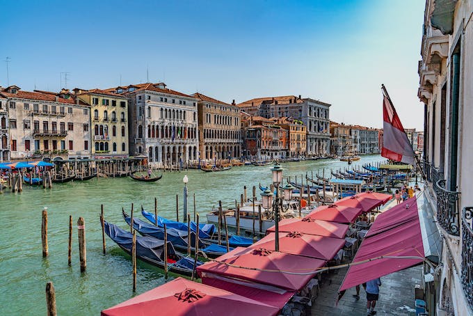 Above the Grand Canal