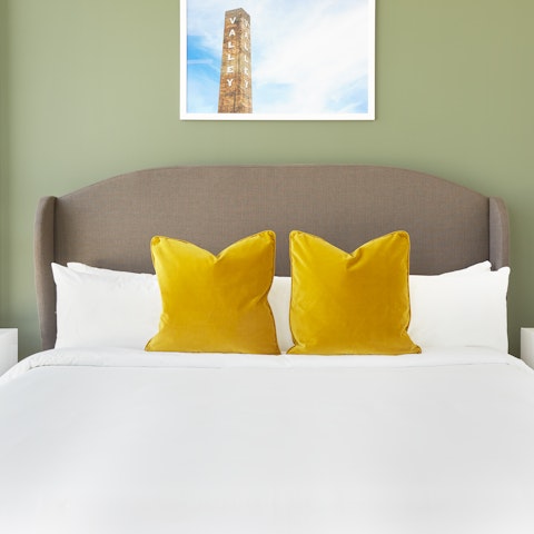 Sink into the comfortable beds after a long day exploring Miami Beach