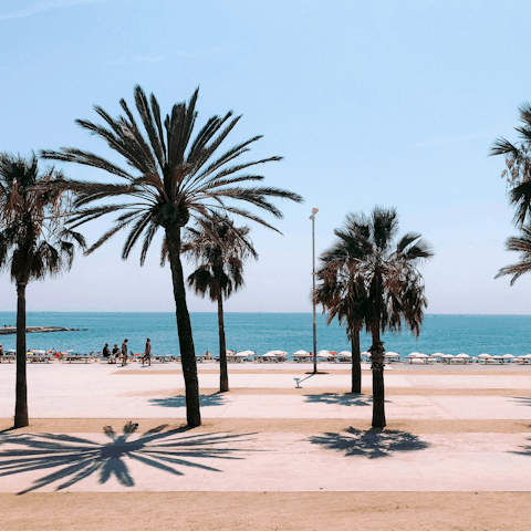 Begin your stay with a stroll to Barcelona's seafront