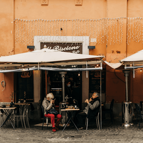 Mingle with locals while sipping drinks in the neighbourhood