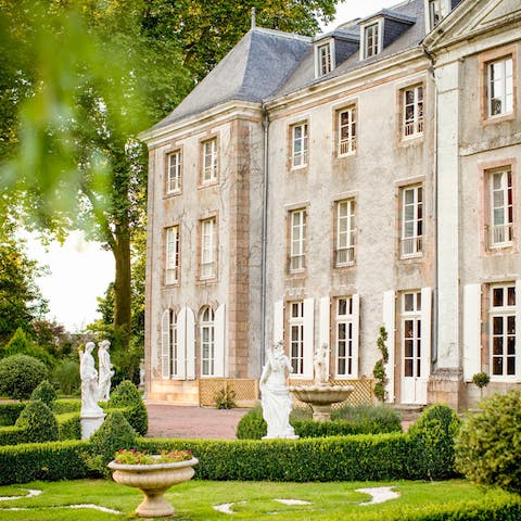 Wander through enchanting gardens