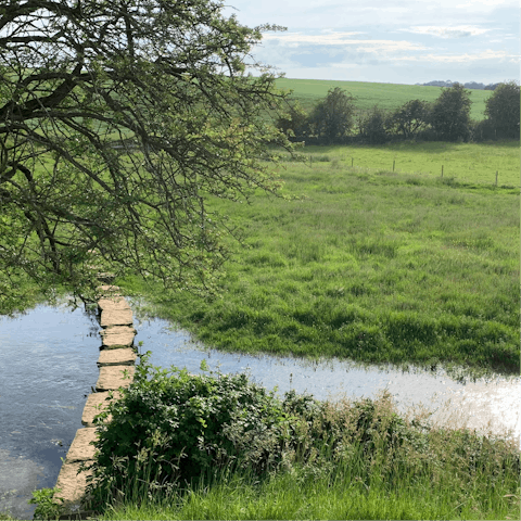 Pull on your walking boots and hike one of the local river-side trails