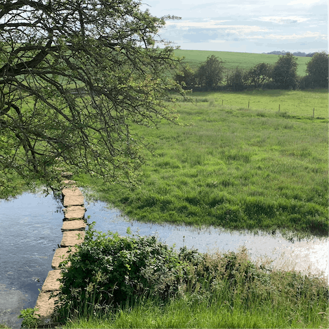 Pull on your walking boots and hike one of the local river-side trails