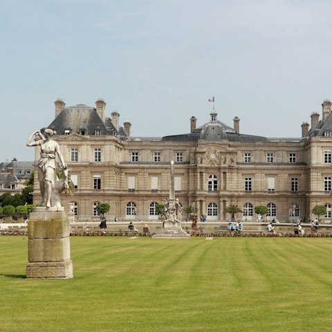 Visit the Jardin du Luxembourg, a short walk away