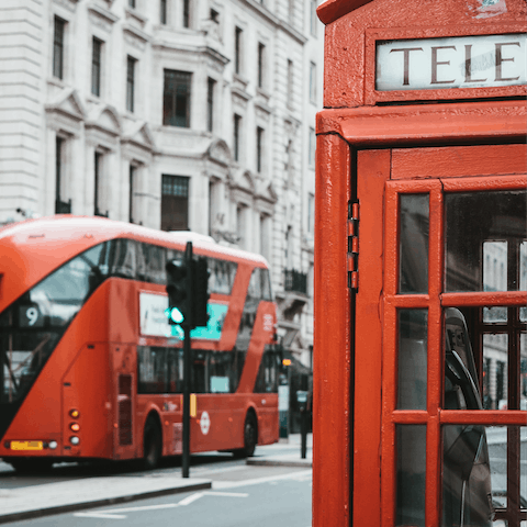 Treat yourself to an afternoon of luxury shopping on Regent Street—only a fifteen-minute walk away