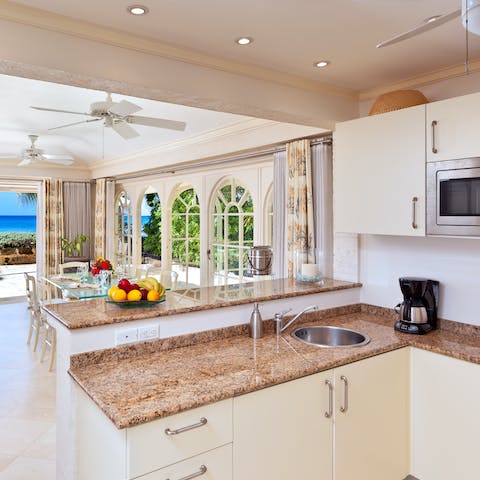 Indulge in home-cooked meals prepared by a private chef