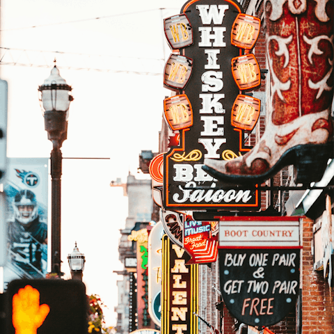 Embrace a musical adventure across the heart of Nashville