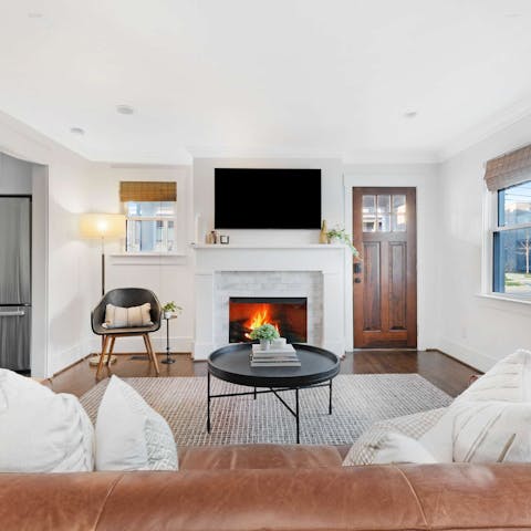 Relax and switch off with games by the fire