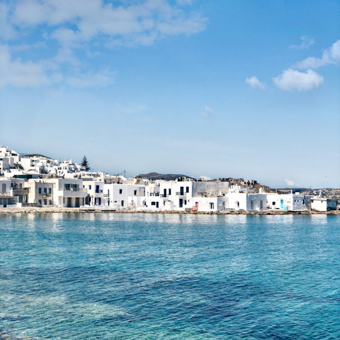 Enjoy exploring the idyllic Greek island of Paros