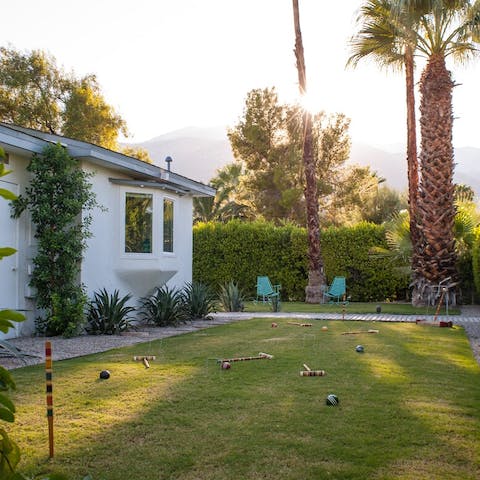 Play a game of croquet with the vintage set