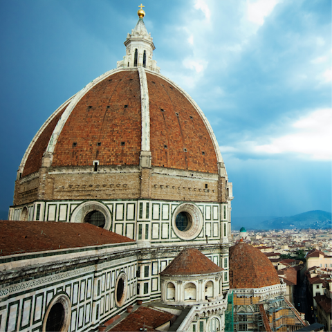 Stroll through the scenic streets to the Duomo – it's a few minutes away