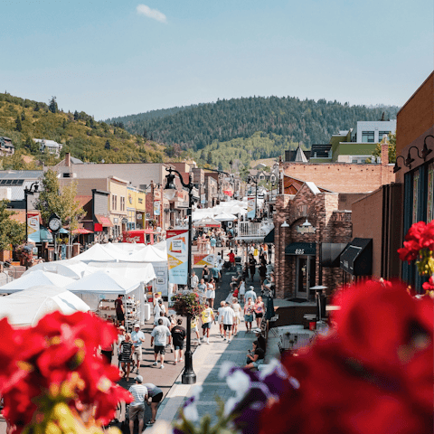 Take a leisurely stroll to historic Main Street