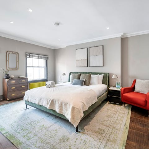Sink into the cosy beds after a long day of sightseeing