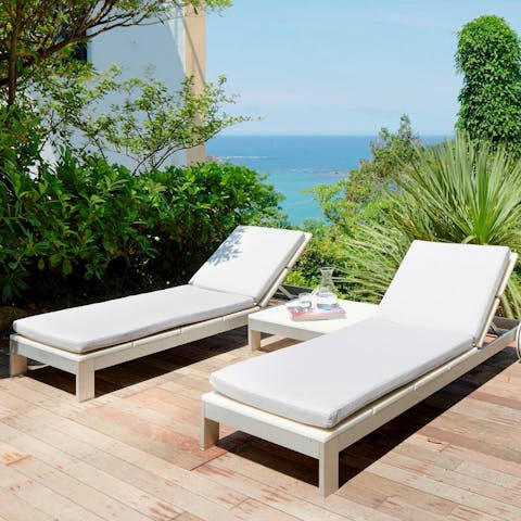 Make the most of your own private sunbathing spot