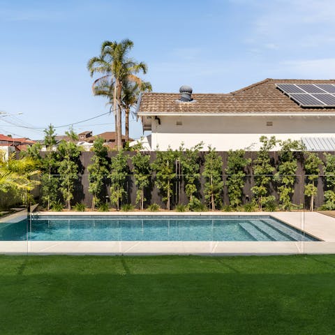 Make the most of the Australian weather with the private pool