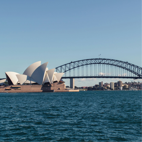 Visit nearby Sydney Harbour