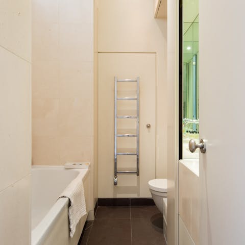 Treat yourself to a relaxing bath after a day of sightseeing