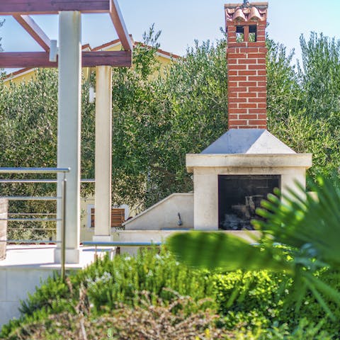 Get lunch sizzling on the barbecue and dine alfresco on the terrace