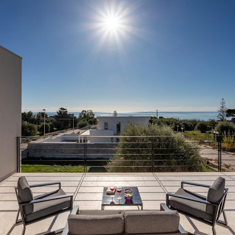 Sunbathe on the roof terrace while admiring the views