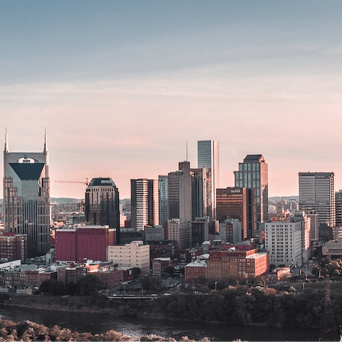 Find yourself steps away from Nashville's vibrant Downtown
