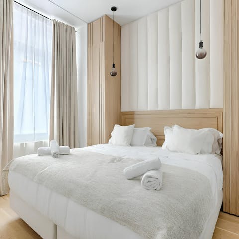 Sleep in after a late night in a wine bar