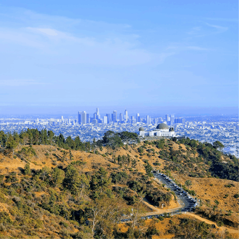 Spend a day walking the twisting hiking routes of Griffith Park