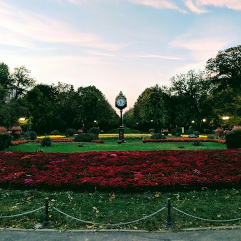 Wander Cișmigiu Gardens, Bucharest's oldest public park, a six-minute walk
