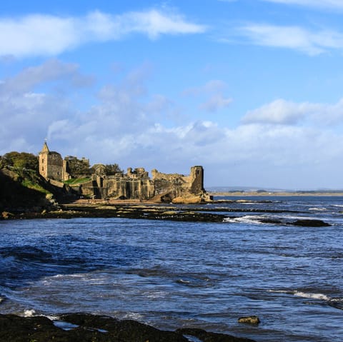 Drive twenty minutes to medieval St Andrews