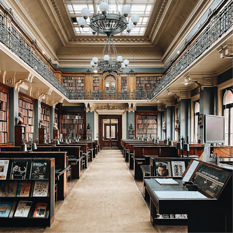 Visit the V&A and National History Museum, just a sixteen-minute walk away