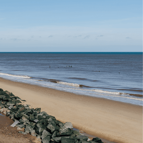 Explore Great Yarmouth – the beach is just an eight-minute walk away