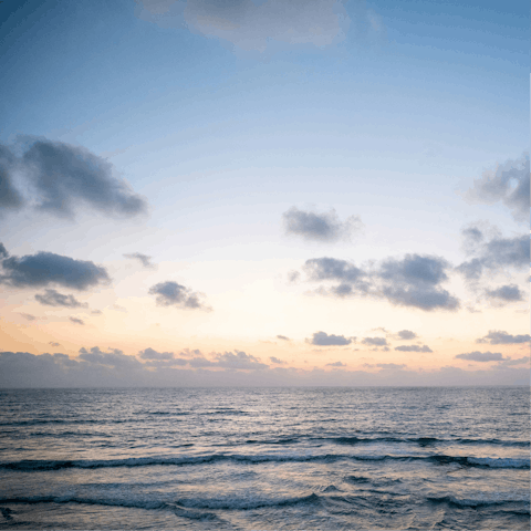 Take a dip in the waters of Hilton Beach, a ten-minute walk away