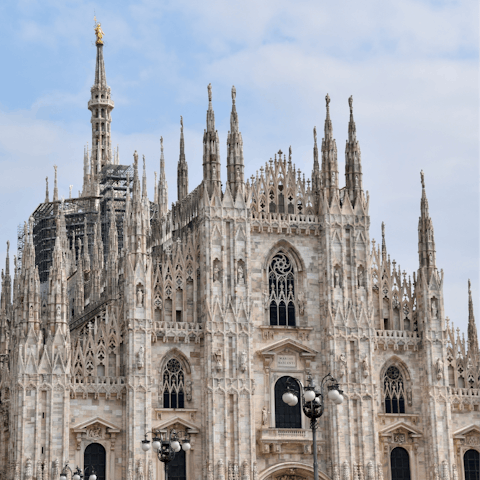 Visit the Duomo, thirty minutes away by tram