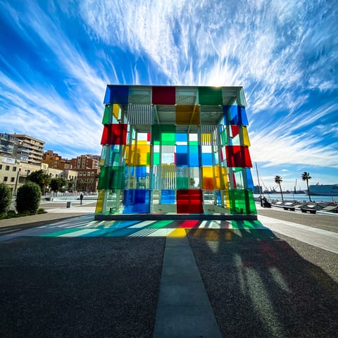 Pay a visit to the Centre Pompidou, just ten minutes' walk away