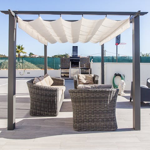 Sip a glass of you're favourite Portuguese wine and chat away on the terrace