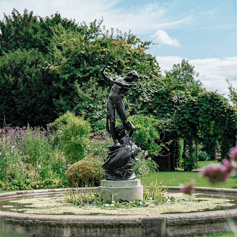Visit the lush greenery of Regent's Park, just over a twenty-minute walk from home