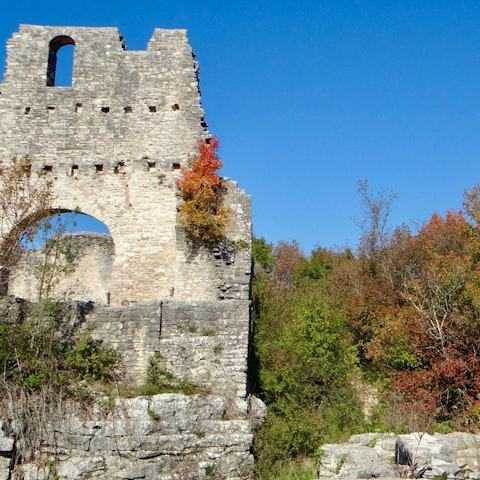 Visit the ancient Dvigrad ruins, a ten-minute drive away