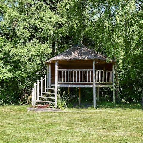 Retreat to the private garden room for a moment of peace and serenity