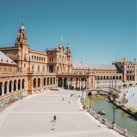 Stay within easy walking distance of Seville's best sights