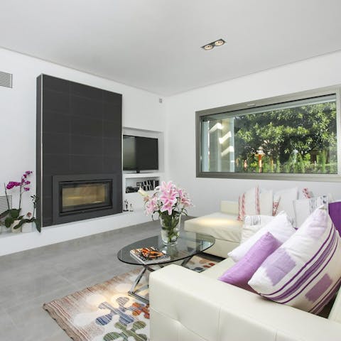 Cosy up in front of the fire out of peak summer season