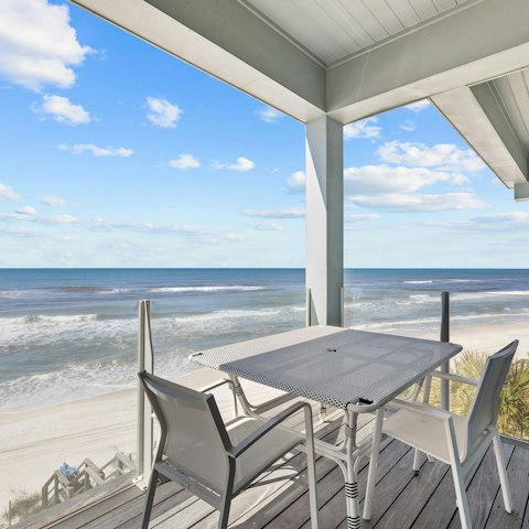 Listen to the sound of the waves as you tuck into an alfresco lunch