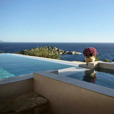 Soak up sunshine and scenic views from the swimming pool