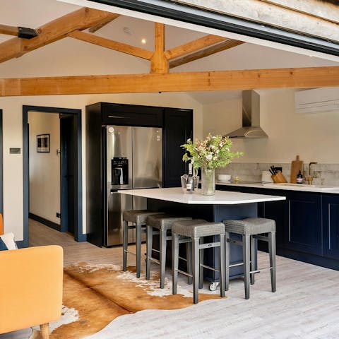 Enjoy heartwarming family gatherings in the living room