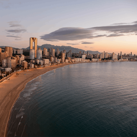 Stroll down Platja de Llevant beach, right on your doorstep
